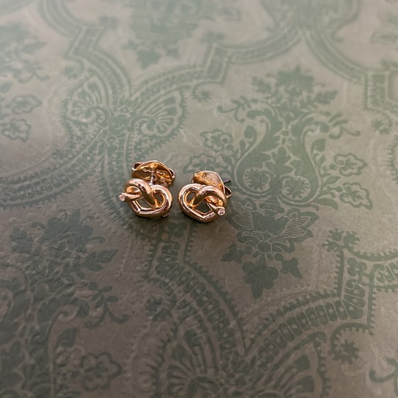 Kate Spade Loves Me Knot Cubic Zirconia Stud Earrings - Picture 2 of 5